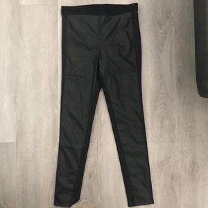 BCBG MaxAzria Faux Leather Front Pant